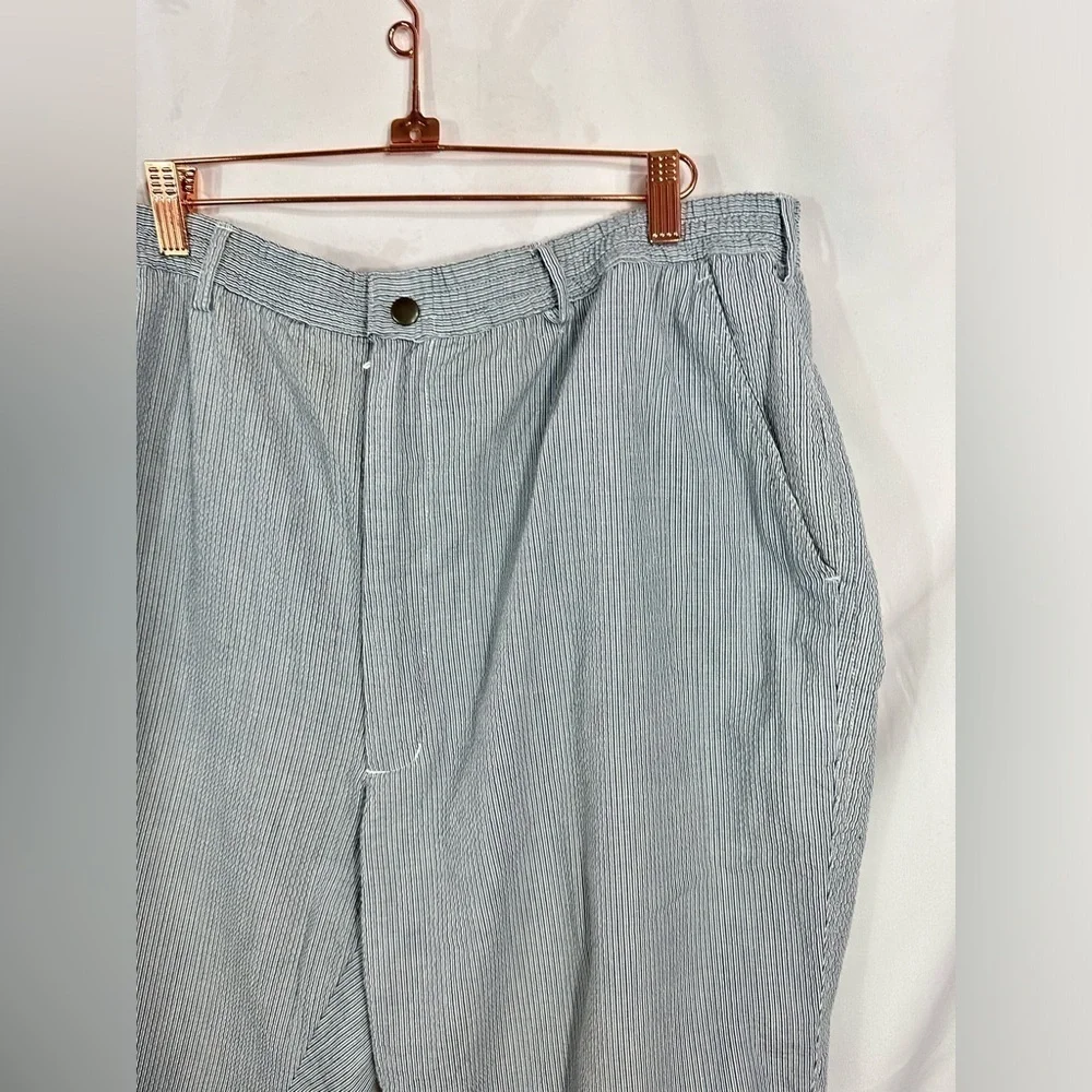 Vintage Haband Casual Joe seersucker pants size 42